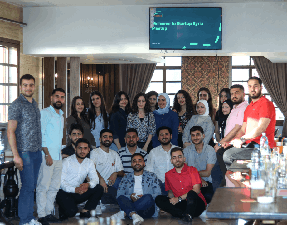 Diverse participants at Startup Syria Meetup